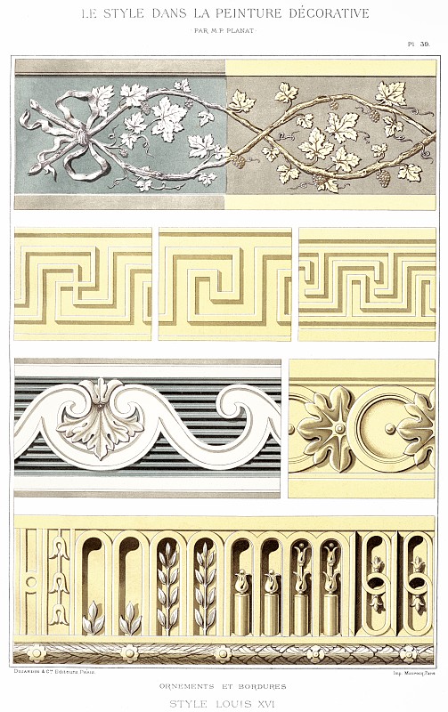 Louis,XVI,style,–,Ornaments,and,borders,,from,Decorative,paint,1892