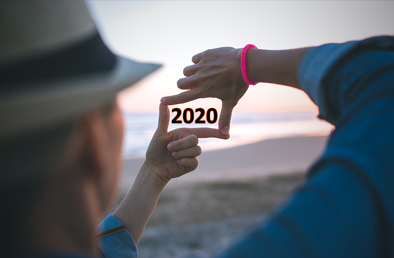 2020,边框,海滩,捕获的,手指框,一个人,女人,青年女人,自然美,仅一个青年女人