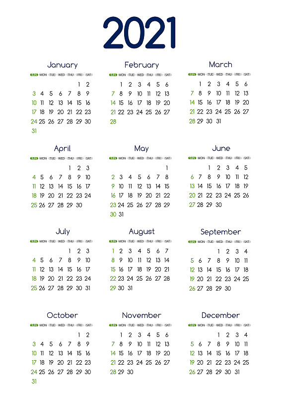 事件,新年前夕,模板,极简构图,日记,桌子,矢量,绿色,蓝色,日历