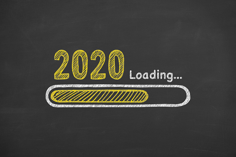 2020,新年前夕,背景,黑板,策略,技术,现代,想法,商务策略,草图