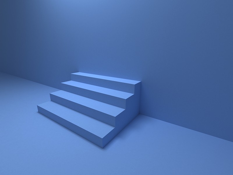 台阶楼梯,蓝色,地板,树荫,模板,现代,商业金融和工业,想法,阴影,三维图形