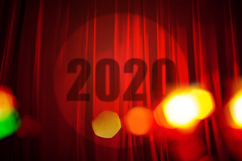 2020,红色,聚光照明,散焦,背景聚焦,窗帘,舞台,秘密,事件,开幕式