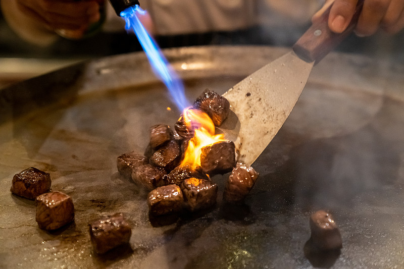 配方,格子烤肉,野餐烤牛肉,牛排,骰子,清新,饮食产业,食品,半熟品,烤肉架