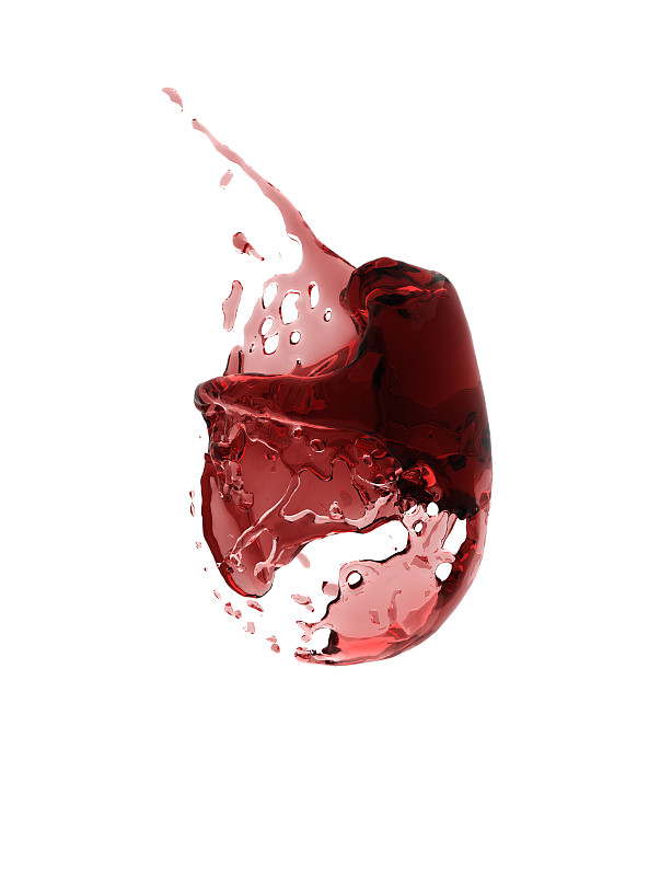 玻璃杯,葡萄酒,淡红葡萄酒,白色背景,含酒精饮料,背景分离,超现实主义的,红葡萄酒,庆祝,行动