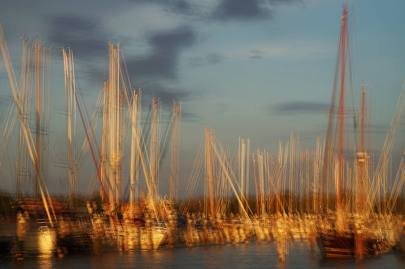 码头,游艇,威尼斯,国际著名景点,曙暮光,浪漫,云,黄昏,船,河流