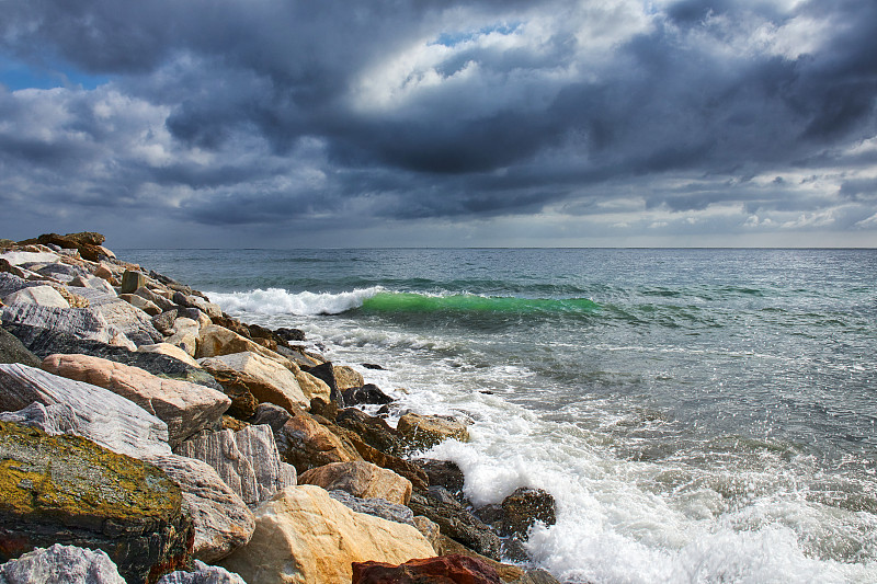 海岸线,波浪,湿,风,热带气候,环境,云,自然神力,天气,海浪