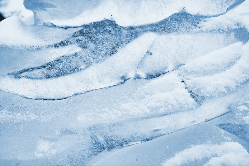 纹理效果,背景,冰,冻结的,水,寒冷,平视角,空的,西伯利亚,清新