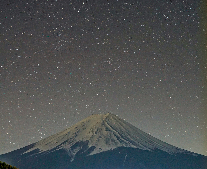 富士山,日本,冬天,河口湖,寒冷,对称,雪山,远距离,雪,著名景点