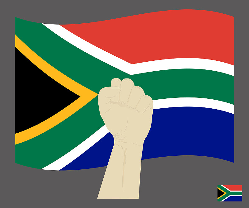 南非,手,绘画插图,矢量,图标,插画,能力,概念,打斗