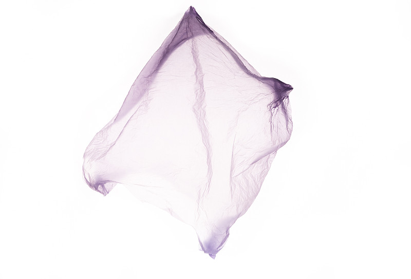 一次性物品,白色背景,透明,塑料袋,分离着色,空的,一个物体,背景分离,塑胶,环境