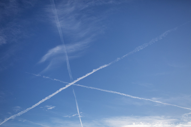 线条,云景,风,交通,环境,云,飞机,户外,纹理