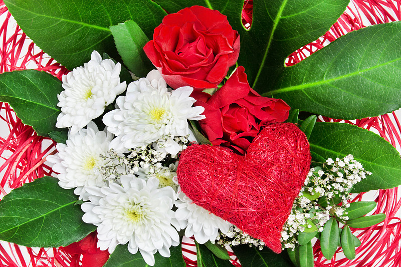 玫瑰,红色,花束,心型,蜜月,周年纪念,请柬,贺卡,婚姻,多样