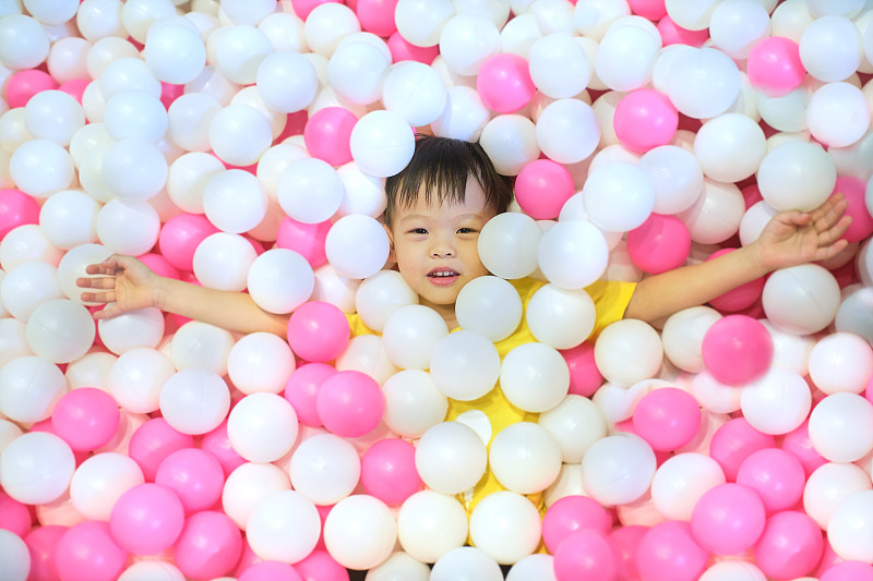 球,塑胶,小的,儿童,儿女,多色的,可爱的,进行中,乐趣,中心