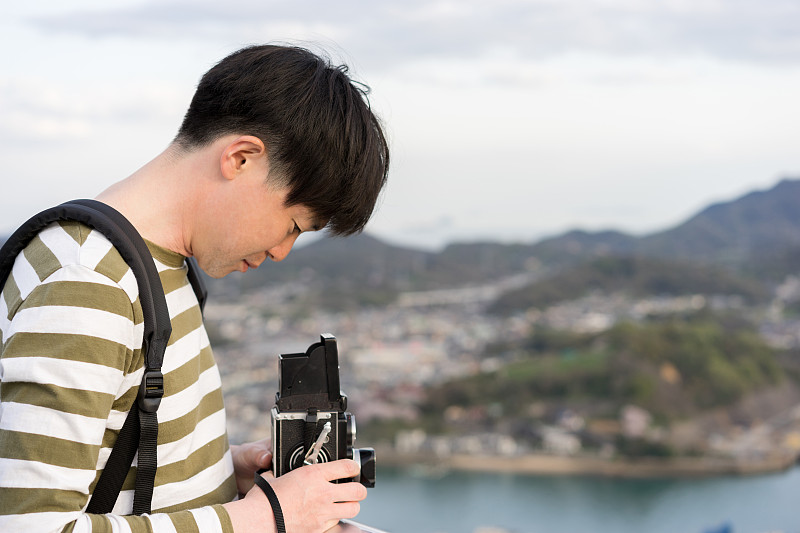 相机,男人,地形,简单,盐印法,旅途,仅日本人,城镇景观,仅男人,肖像