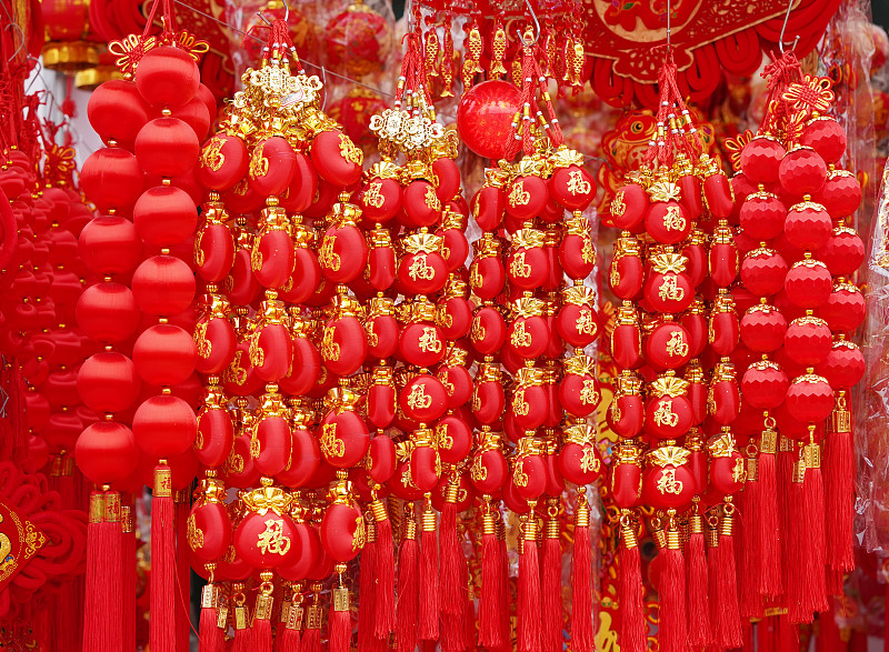 灯笼,运气,传统,春节,单词,状态良好,中国灯笼,古董,中国,园林