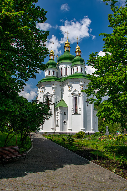 乌克兰,修道院,基辅,旅途,华贵,东正教,回廊,巴洛克风格,著名景点