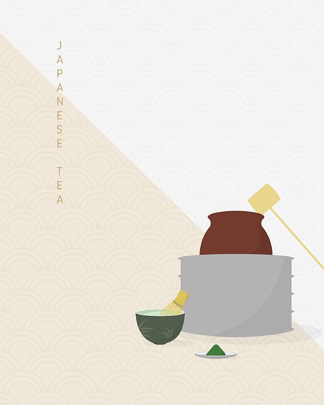 传统,茶道,日本,时尚,简单,极简构图,饮料,茶,绿茶