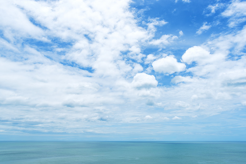 云,白色,天空,海洋,蓝色,鸡尾酒,云景,热带气候,泰国,水面