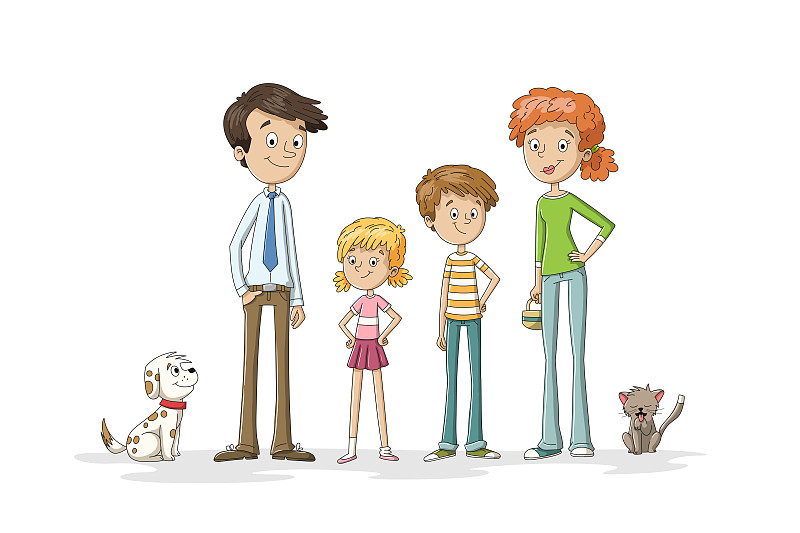 家庭,宠物,女儿,妻子,母亲,父亲,狗,女人,动物,虚拟角色