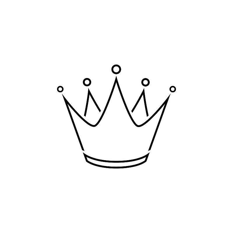 模板,品牌名称,王冠,计算机图标,矢量,线图标,传媒,商务,空的,拉脱维亚