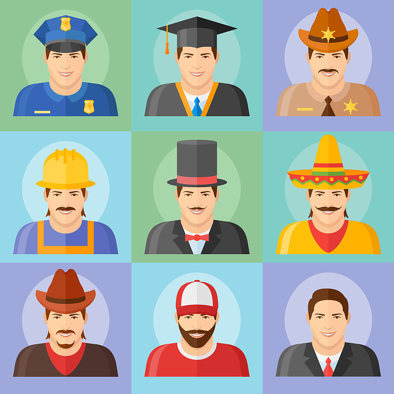 男人,帽子,服装店,头像,与众不同,商务,经理,肖像,牛仔,警官
