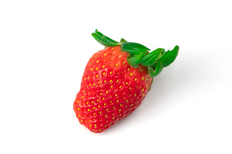 草莓,特写,水果,清新,白色背景,布置