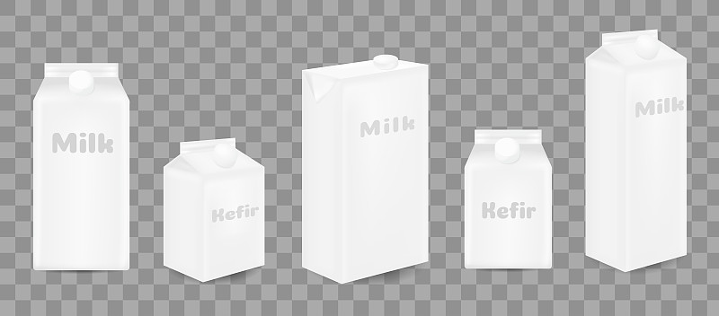 牛奶,果汁,奶昔,酸乳酒,纸板,容器,酸奶,奶制品,包装,布置