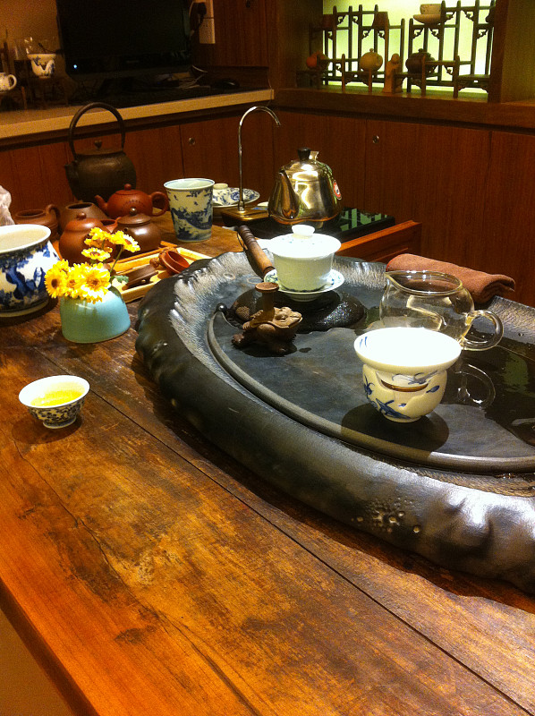 桌子,中国茶,动机
