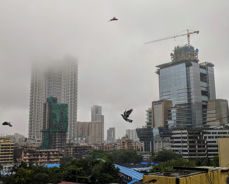 雨,伦敦城