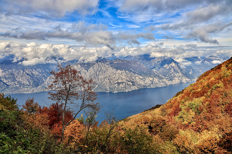 加尔达湖,风景,蒙特