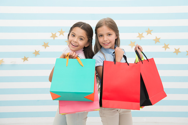 衣服,概念,可爱的,购物袋,购物中心,快乐,季节,儿童,促销
