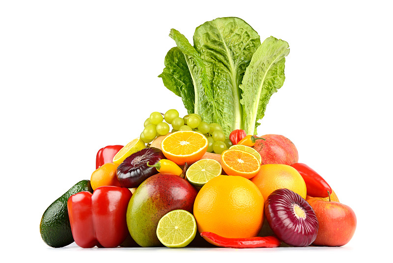 蔬菜,侧面视角,水果,农业,背景分离,摩尔多瓦共和国,堆,石榴,沙拉