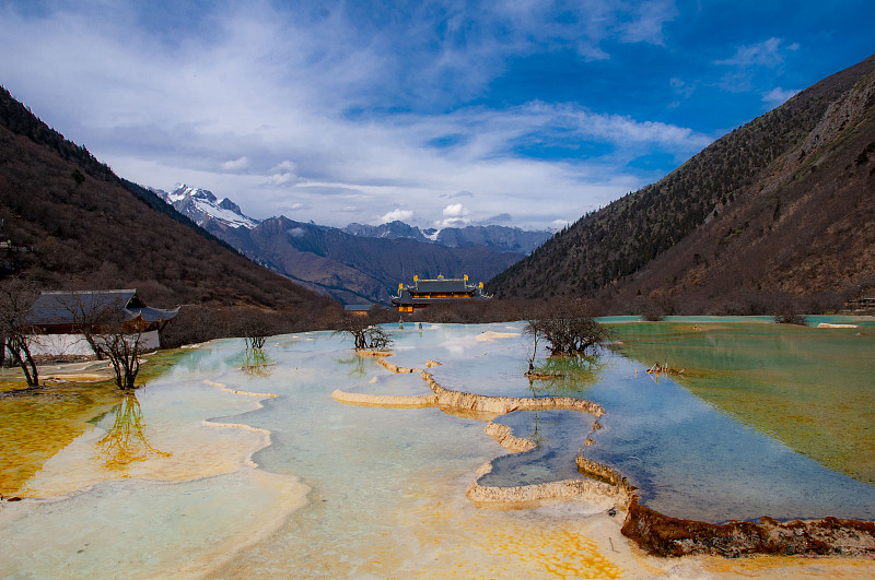 山,尼斯,中国南部,寒冷,自由,一个人,云,雪,自然美,中国