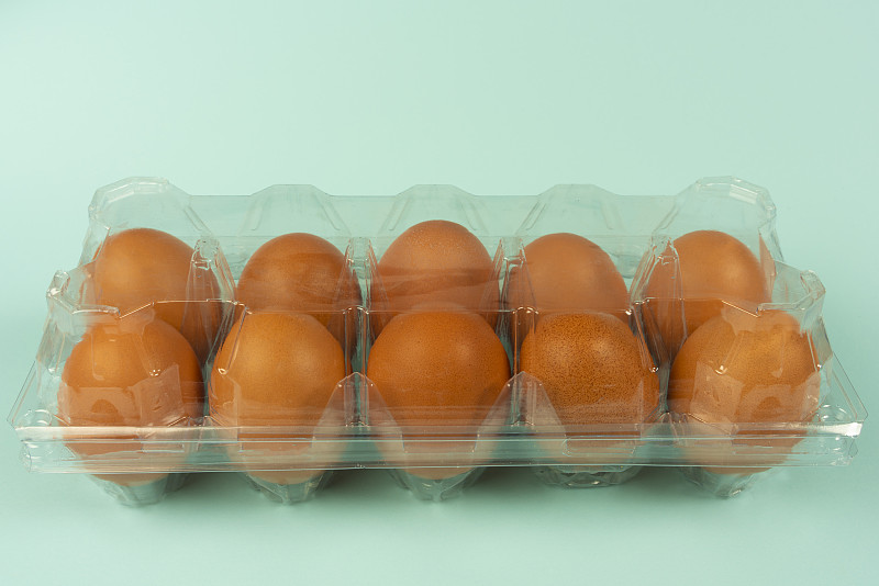 卵,塑胶,分离着色,青绿色背景,背景分离,柔和色,鸡蛋,蛋白质,包装