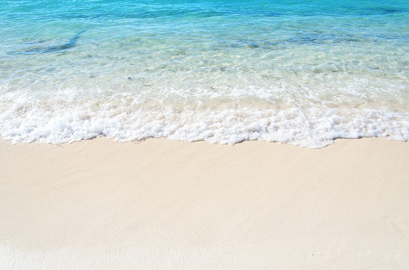 沙子,海滩,波形,留白,海洋,都市风光,热带气候,泰国,水面,印度洋