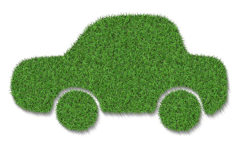 汽车,草,概念,环境,彩妆,绿色,土耳其,背景分离,替代燃料汽车,想法