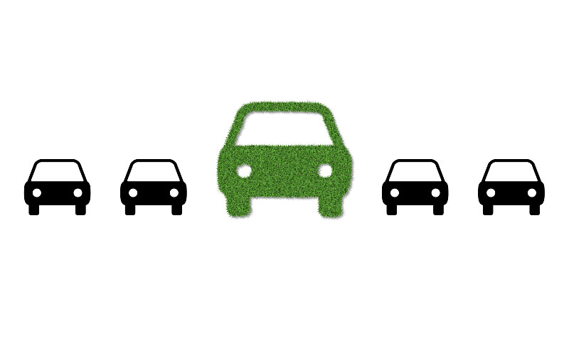 汽车,草,环境,彩妆,概念,绿色,土耳其,替代燃料汽车,与众不同,电池