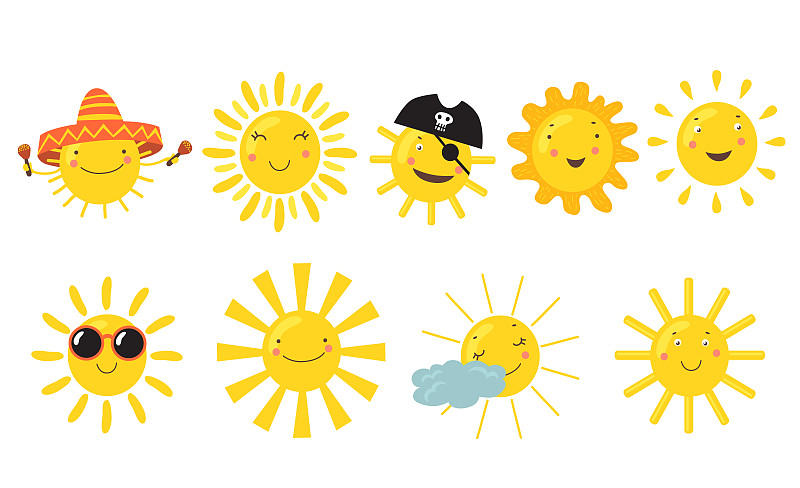 人的脸部,幸福,太阳,热,背景分离,温度,云,儿童,晴朗,太阳镜