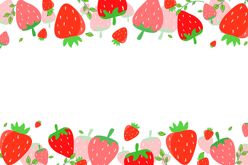 草莓,贺卡,白色背景,事件,背景分离,边框,浪漫,模板,现代,甜点心