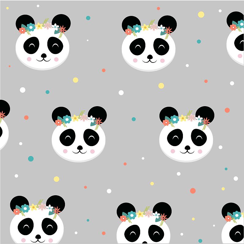 式样,熊猫,矢量,绘画插图,可爱的,概念,策略,垂直画幅,野生动物,图像