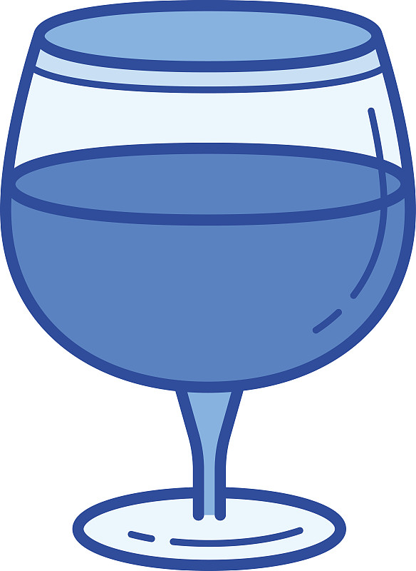 白兰地酒杯,线图标,饮料,含酒精饮料,葡萄酒,比例,背景分离,杯,玻璃杯,半挂式卡车