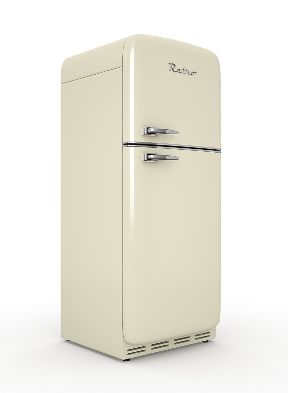 冰箱,三维图形,白色背景,分离着色,寒冷,保险箱,清新,冰柜,背景分离,铬合金