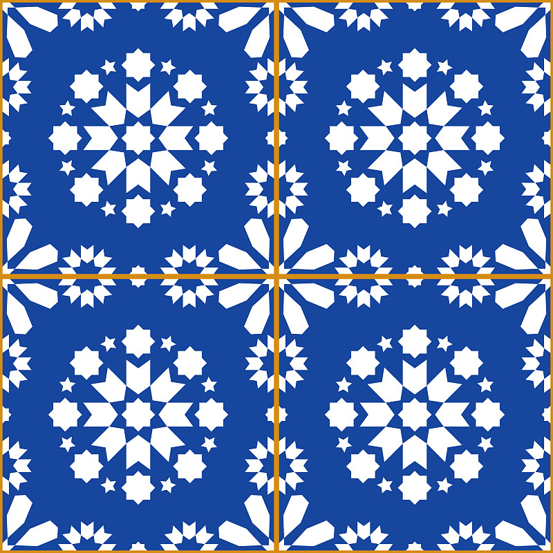 拼缝物,瓷砖,四方连续纹样,背景,矢量,式样,蓝色,抽象,几何形状