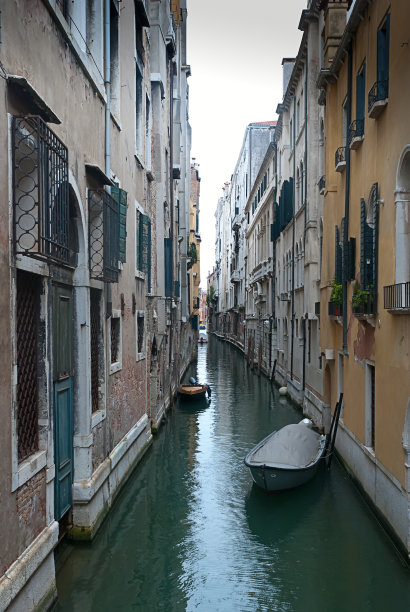 油画街景风景