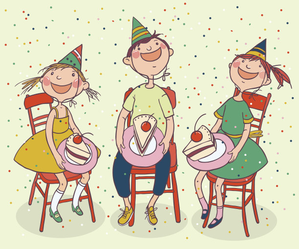 生日快乐幼儿园生日派对生日祝福