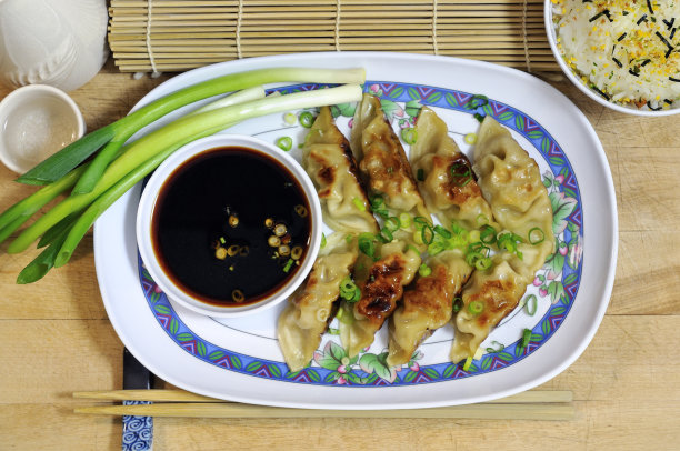 美味饺子高清特写 