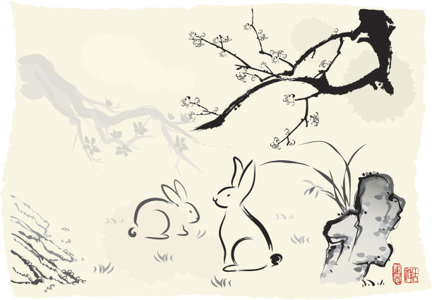 新春兔子