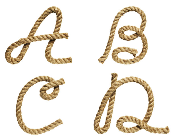 绳子字母