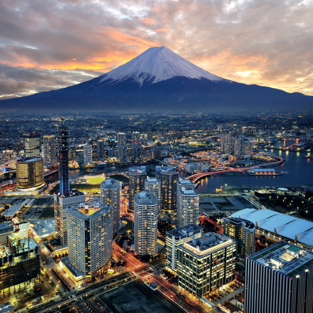 富士山城市风光