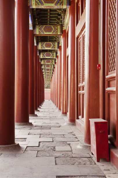 中式廊柱